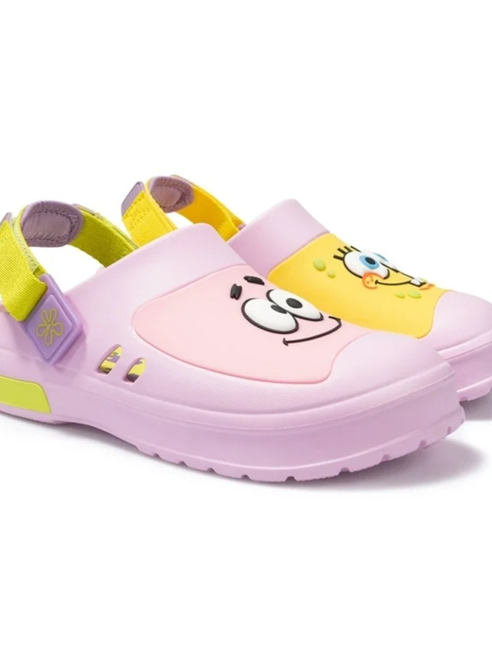 SpongeBob SquarePants Patrick Kids Clogs Size 8 Toddler Cartoon Slip On ShoesEUC